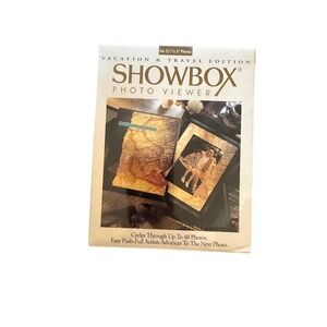 Burnes Showbox Photo Viewer‎ Vacation & Travel 3.5x5 Flip Album Holds 40